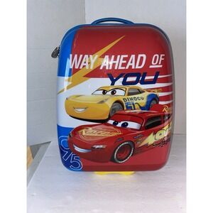 American Tourister Kids Disney Lighting McQueen Roll Aboard Hard Sided Suitcase